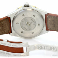 Breitling J-Class Automatic Swiss Made Watch | Ref. D10067 | 18K Gold & Blue Enamel Bezel
