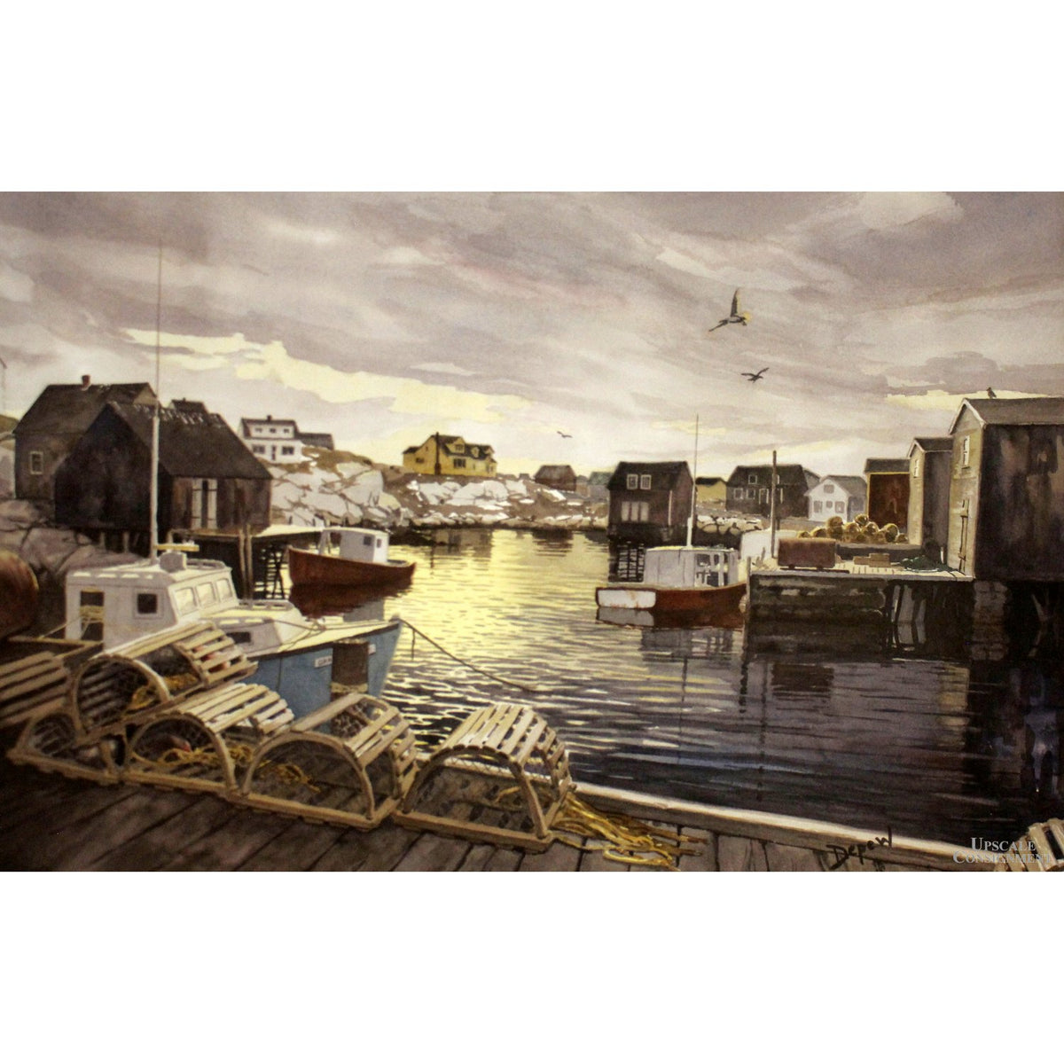 Framed Limited Edition Print 'Peggy's Cove' By Neil Depew