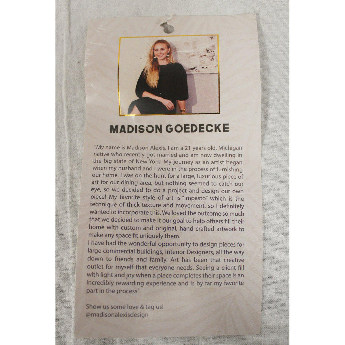 Framed Abstract Artwork By Madison Goedecke