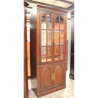 Lighted Mahogany Display Cabinet