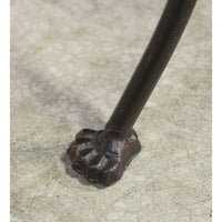 Campaign Style Bronze Accent Table