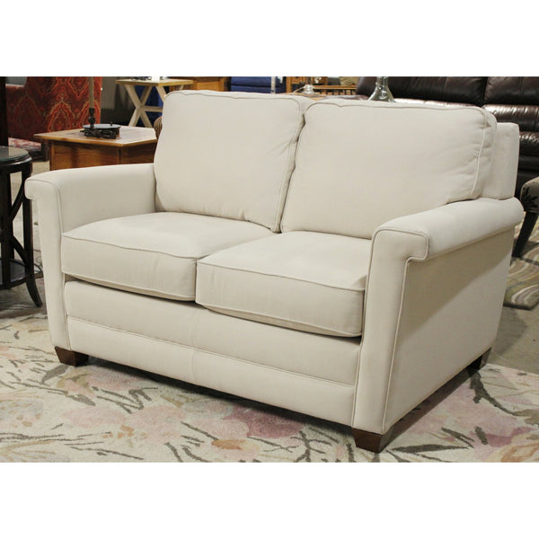 La-Z-Boy White Linen Loveseat