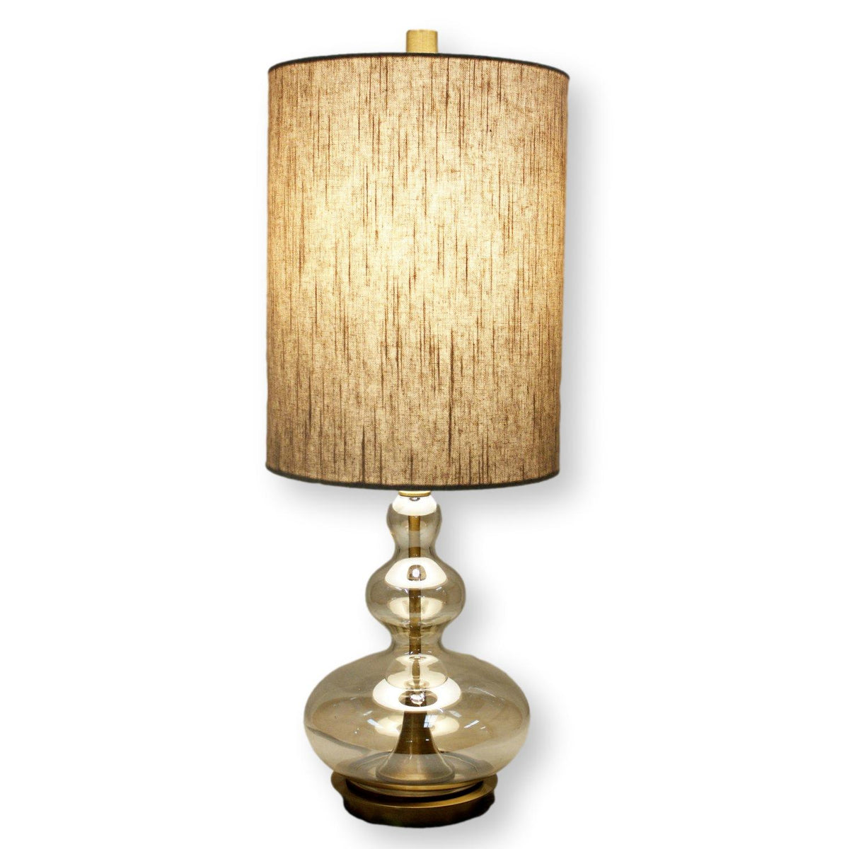 Uttermost 'Formoso' Amber Glass Table Lamp