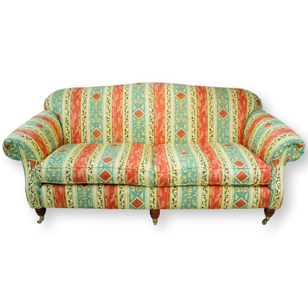 Calico Corners Striped Mediterranean Sofa