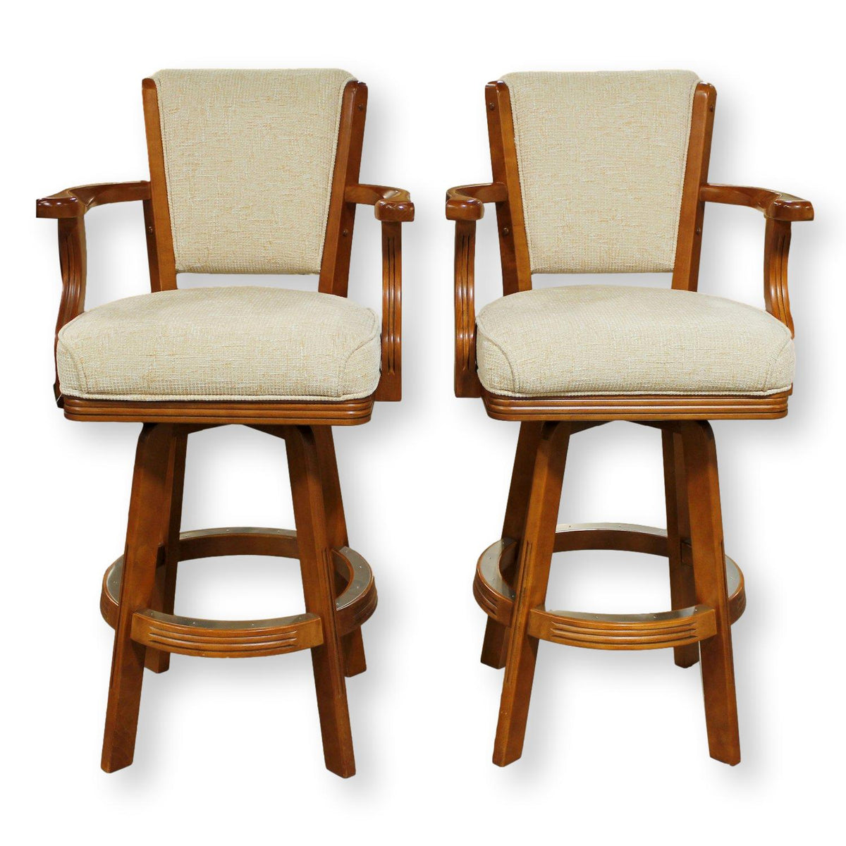 Mikhail Darafeev Pair of Swivel Bar Stools