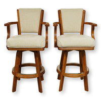 Mikhail Darafeev Pair of Swivel Bar Stools