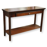 Dark Mahogany Console Table w/Drawer
