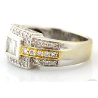 Le Vian 18K Two-Tone .73ctw Diamond Belt Buckle Ring