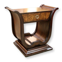 Art Deco Burlwood Accent Table