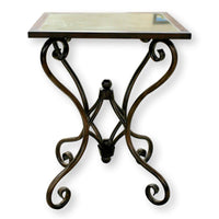 Uttermost Accent Table w/Glass Top