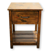 Pottery Barn Rustic One Drawer Nightstand