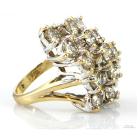 5.00ctw Diamond Cascading Waterfall 14K Cocktail Ring