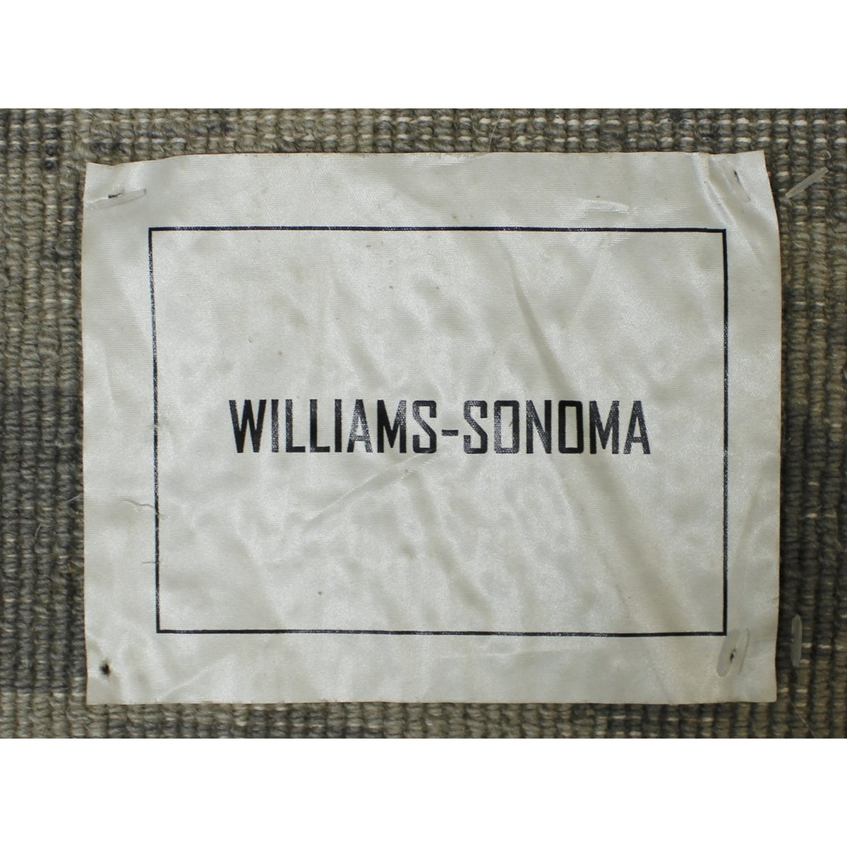 Williams Sonoma 8' 10'' X 12' 4''  Gray Print Wool Area Rug