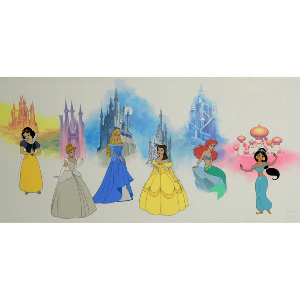 Disney Limited Edition Sericel "Parade of Princesses"