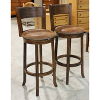 Sunny Design Pair of Swivel Bar Stools