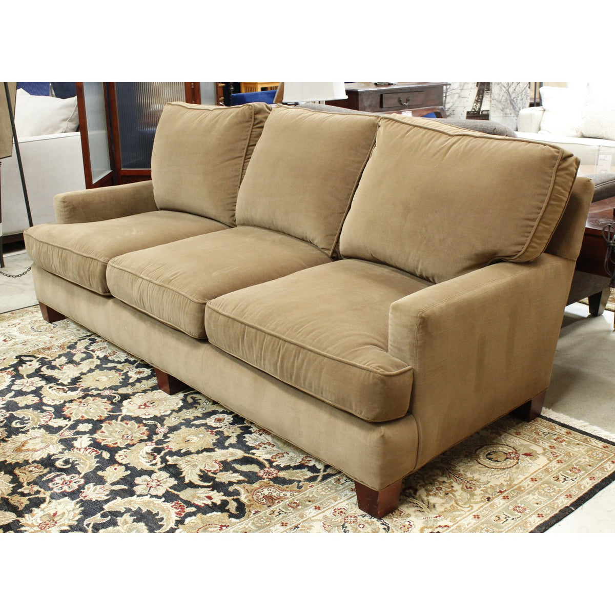 Lee Industries Light Brown Sofa