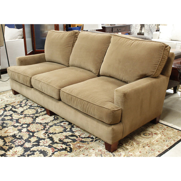 Lee Industries Olive Brown Sofa