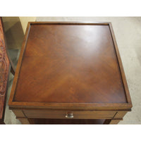 Mahogany End Table w/Drawer