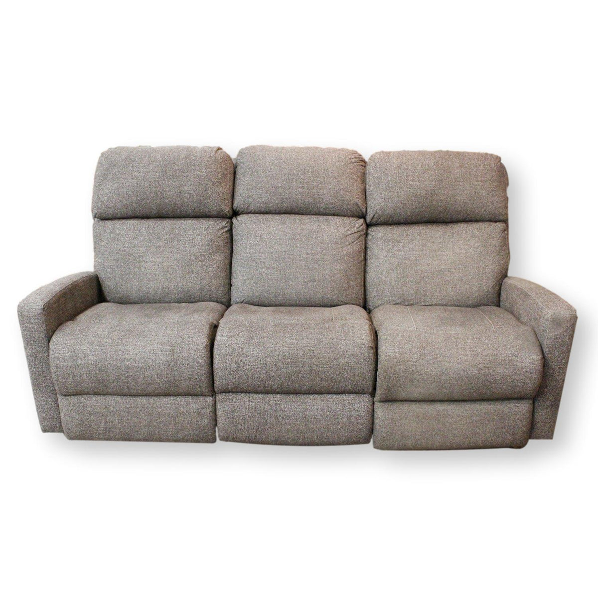 Salt & Pepper Dual Power Reclining Sofa