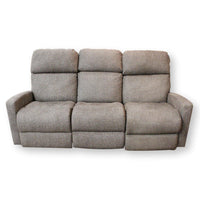 Salt & Pepper Dual Power Reclining Sofa