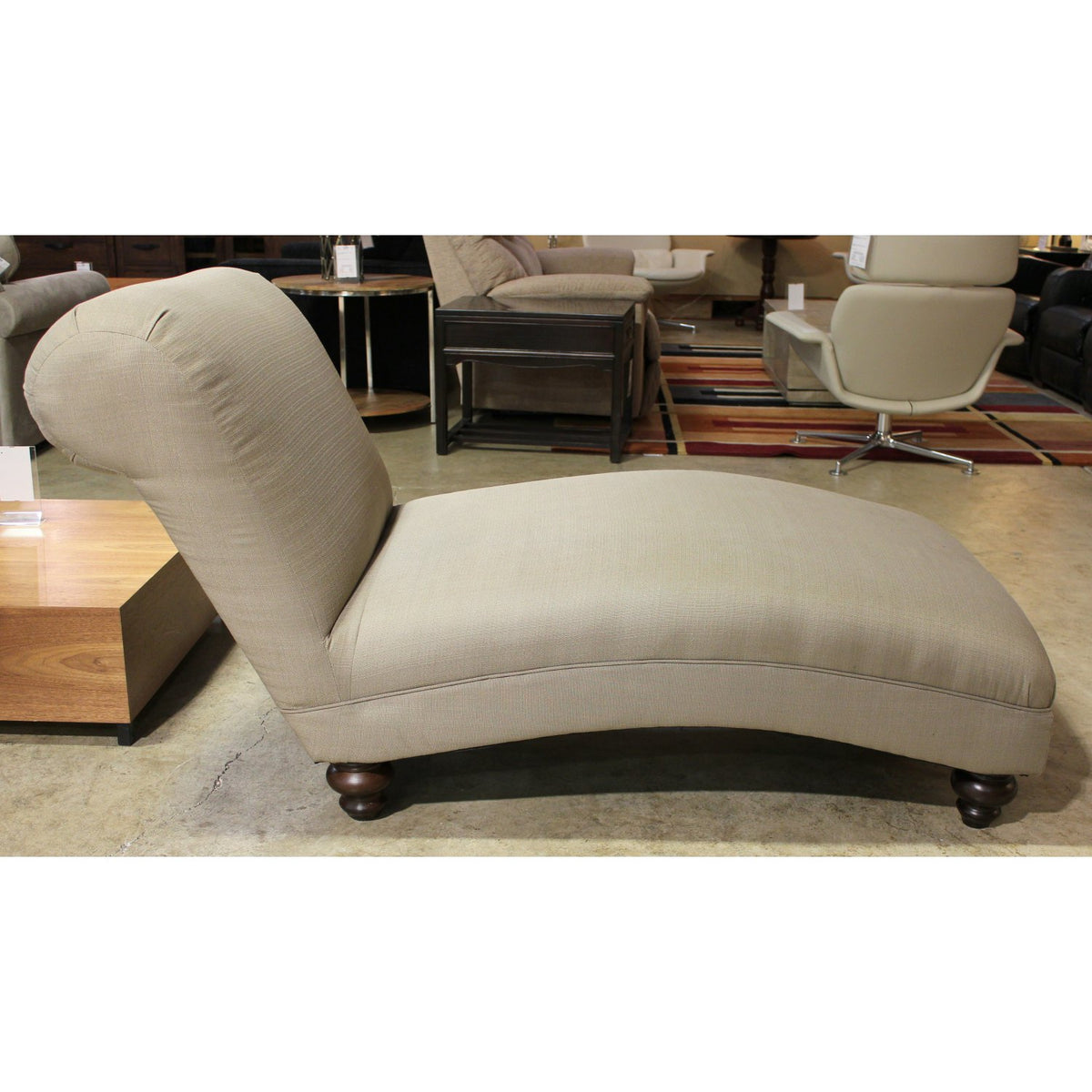 Taupe Chaise Lounge