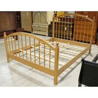 Queen Size Maple Spindle Bed