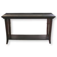 Dark Finish Wood Sofa Table