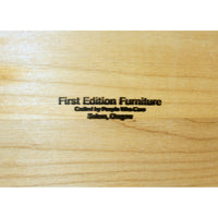 First Edition Furn. Oak Three Drawer File Cabinet