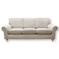 Henredon 3 Seat Gray Sofa