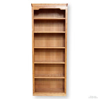7' Golden Oak Bookcase