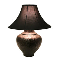 Hammered Copper Table Lamp