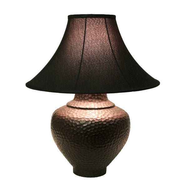 Hammered Copper Table Lamp