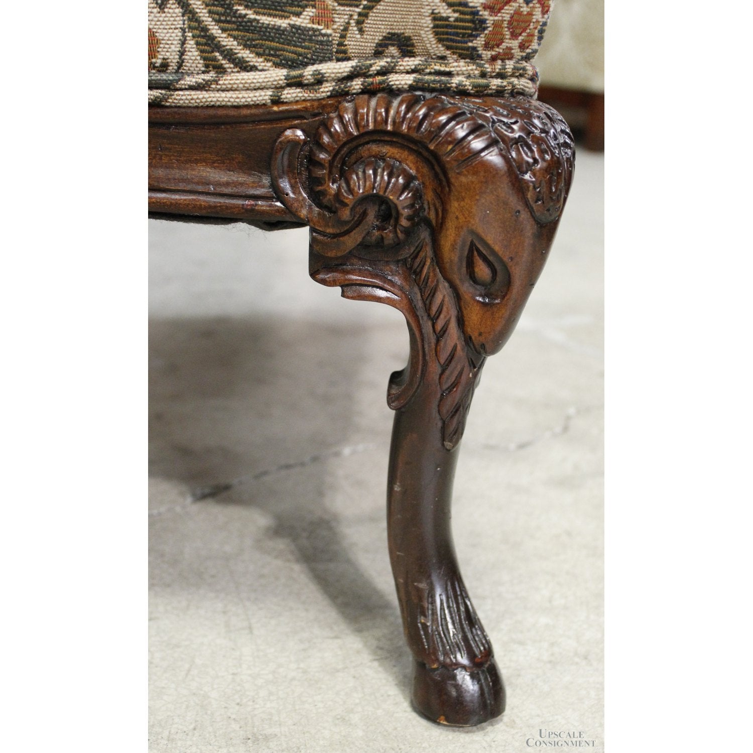 Henredon Tapestry Wingback Chair – Upscale Consignment