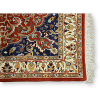 4' 2'' X 7' 4''  Handmade Red Area Rug