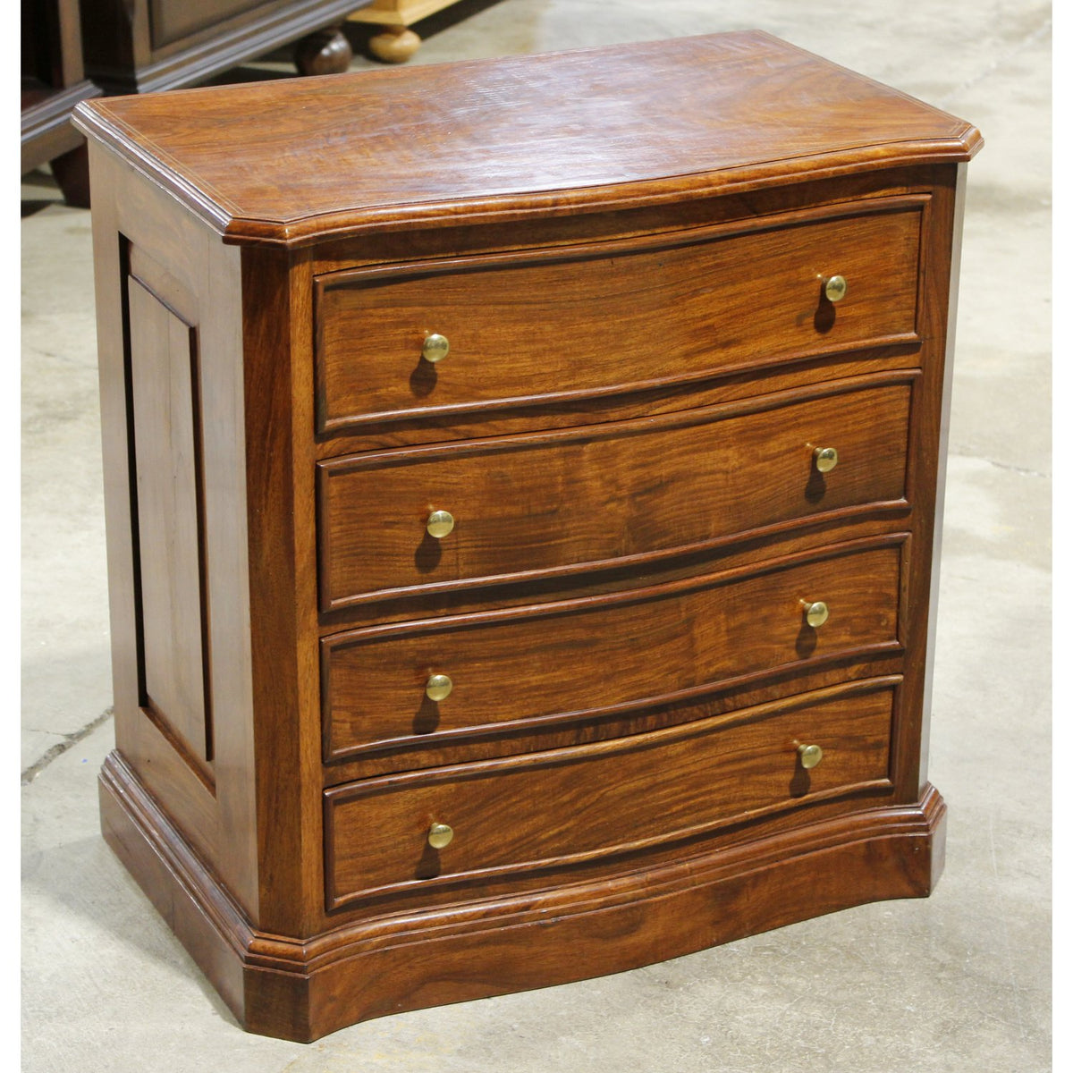 Brazilian Rosewood 4 Drawer Nightstand