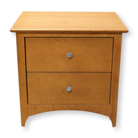Les Ind. A.P. 2 Drawer Blond Nightstand