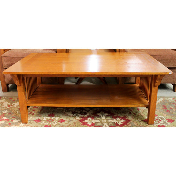 Mission Style Oak Coffee Table