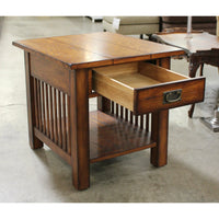 Mission Style Oak End Table