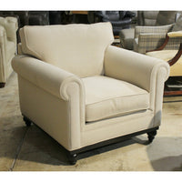 Jonathan Louis "Martha Stewart" Linen Armchair
