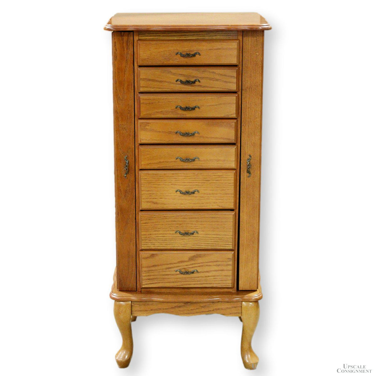 Powell Oak Jewelry Armoire
