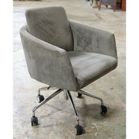 Elle Decor Gray Upholstered Office Task Chair