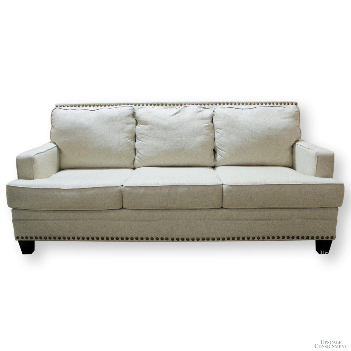Ashley Sofa w/Nailhead Accent