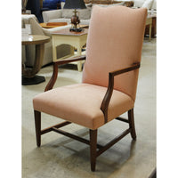 Peach Camelback Armchair