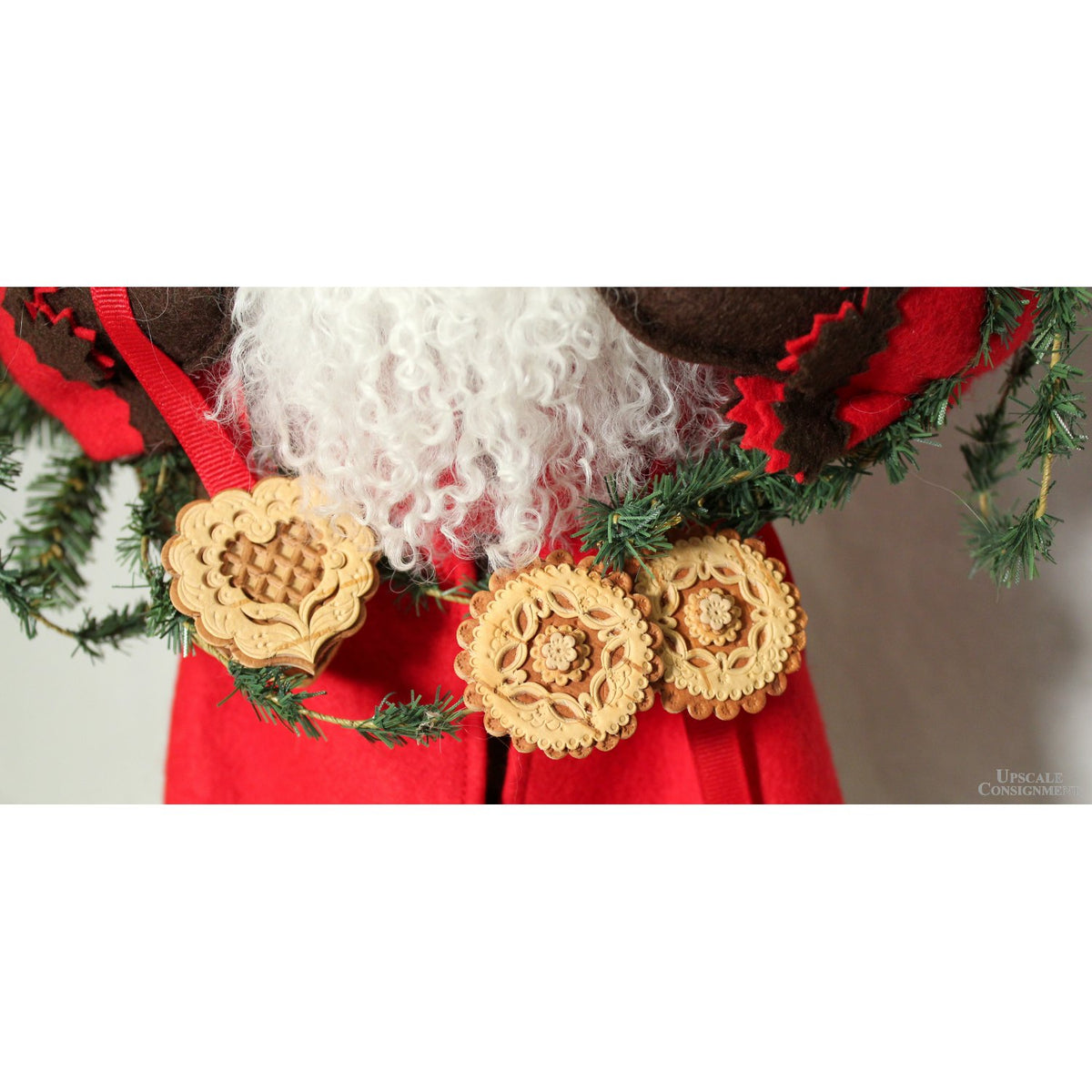 Lynn Haney 'Black Forest Travelor' 19'' Santa Figure