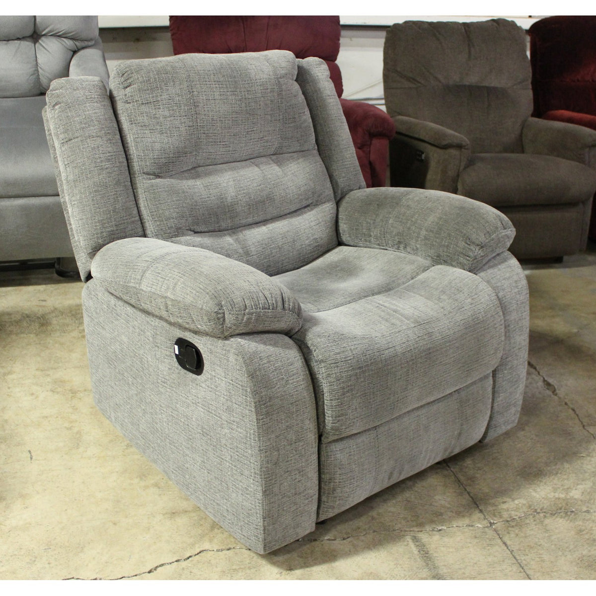 Porter Designs Gray Rocking Recliner