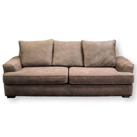 Pacific Furniture Brown Micro-Suede Sofa