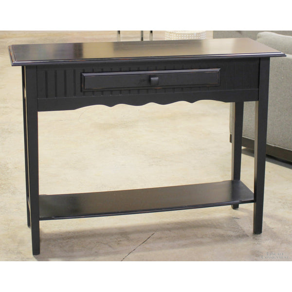 Pottery Barn Black Console Table