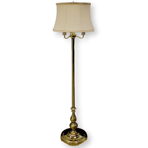 Brass Candelabra Floor Lamp