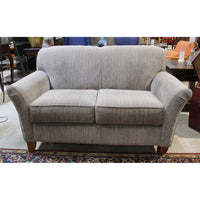 Pacific Furniture Ind. Gray Microstripe Loveseat