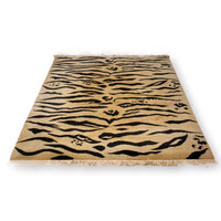 Masterlooms 5' X 8' Tiger Stripe Wool Area Rug